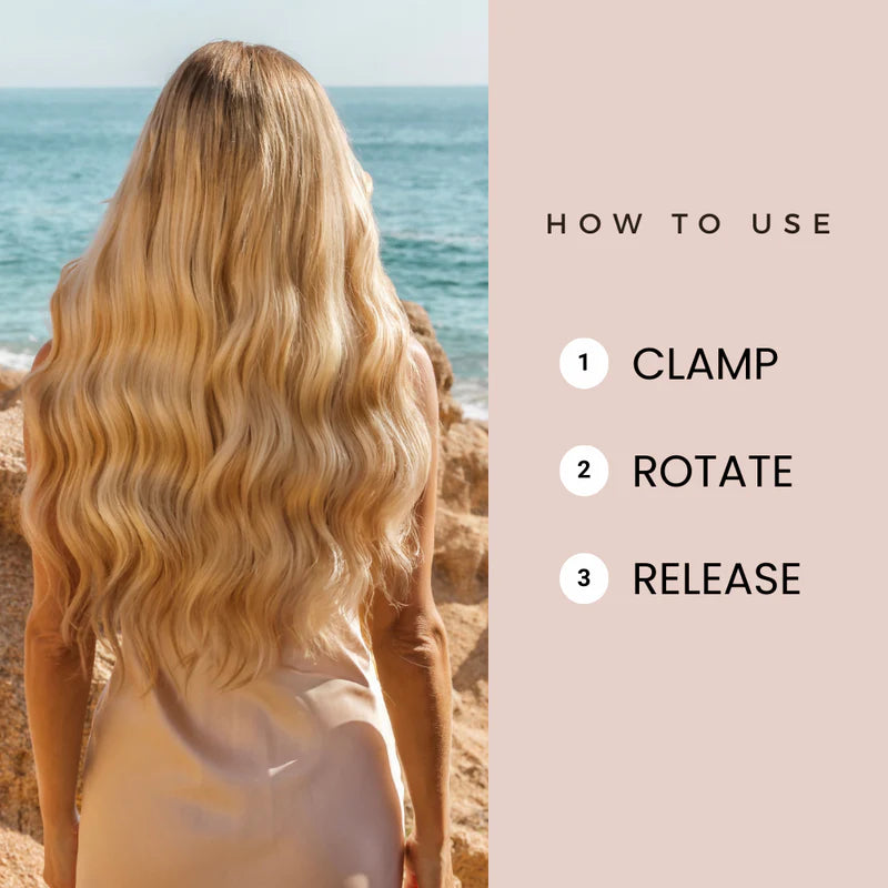 Beachwaver - B1.25 Midnight Rose Rotating Curling Iron