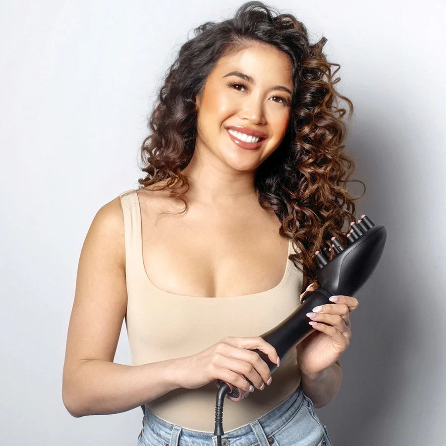 Beachwaver - Blowout Brush Midnight Rose Hair Dryer & Styling Brush