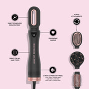 Beachwaver - Blowout Brush Midnight Rose Hair Dryer & Styling Brush