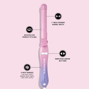 Beachwaver - B1 Pink Sunset Rotating Curling Iron
